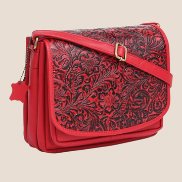 WILDHORN Oliva Crossbody Bags for Women-Premium Leather Vintage Fashion Purse with Adjustable Strap