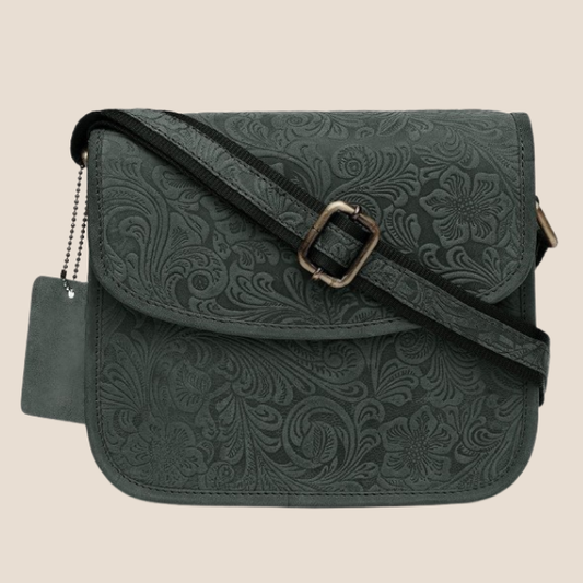 WILDHORN® Leather Crossbody Bag for Women- Small Vintage Crossover Fashion Purse Long Over the Shoulder Sling For Everyday