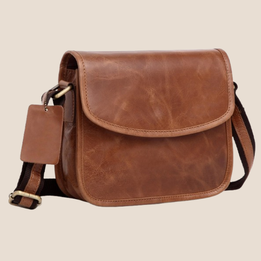 WILDHORN® Leather Crossbody Bag for Women- Small Vintage Crossover Fashion Purse Long Over the Shoulder Sling For Everyday