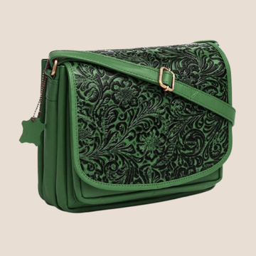 WILDHORN Oliva Crossbody Bags for Women-Premium Leather Vintage Fashion Purse with Adjustable Strap