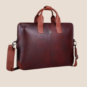 WildHorn Premium Leather Mens Laptop Bag | Handcrafted