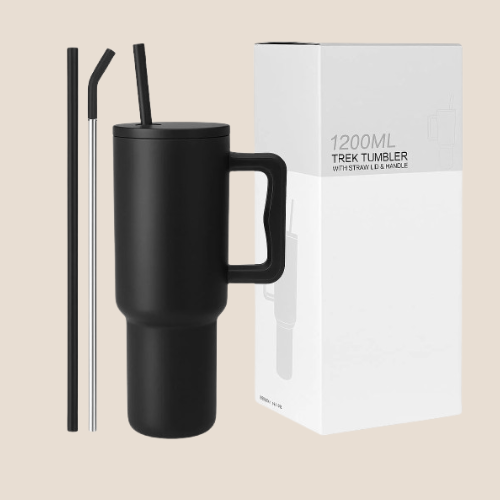 WildHorn 1.2L Stainless Steel Tumbler with Straw and Leak Proof Lid