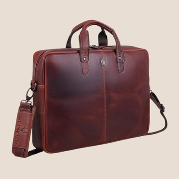 WildHorn Leather Laptop Messenger Bag for Laptop/MacBook up to 15 inch
