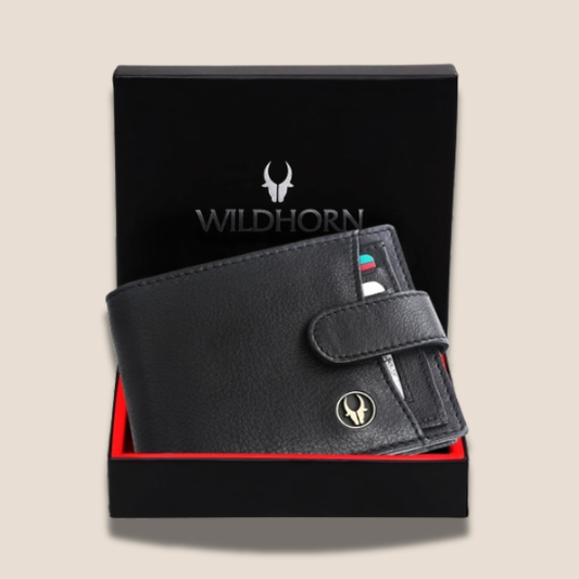 KYOTO RFID  Protected Leather Wallet for Men