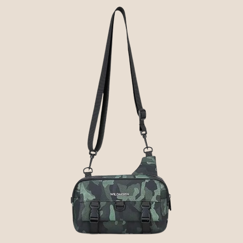 WildHorn Camo Crossbody Sling Bag for Men