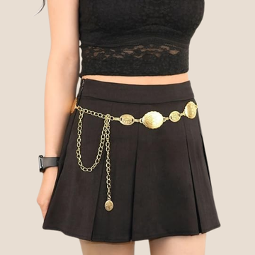 WildHorn Waist Belt for Women Metal Concho Hip Belt