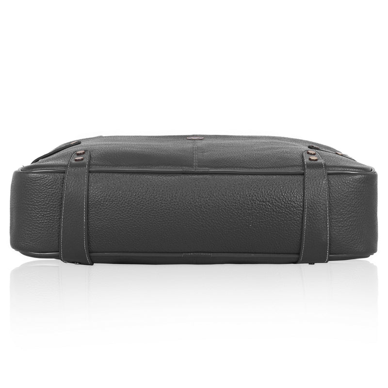 WildHorn Leather Laptop Messenger Bag for Men I Fits upto 15.6 inch Laptop/Mackbook I Office Bag for Men I Dimension : L-16 inch W-4 inch H-12 inch