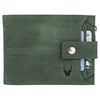 OSCAR RFID Protected Green Hunter Leather Wallet for Men