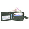 OSCAR RFID Protected Green Hunter Leather Wallet for Men