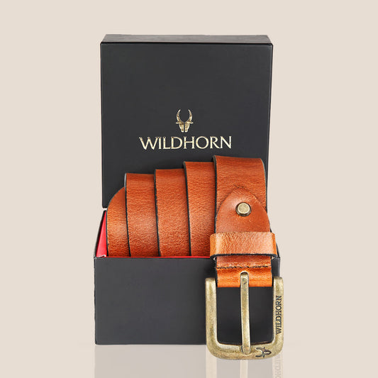 WILDHORN Premium Leather Belt for Men