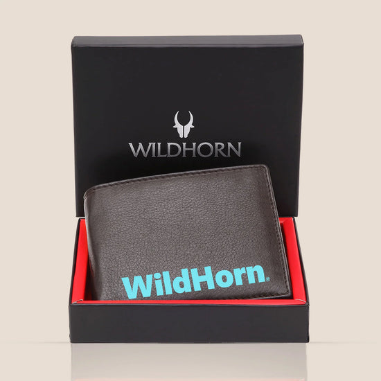 ALBERT RFID Protected Leather Wallet for Men - WILDHORN
