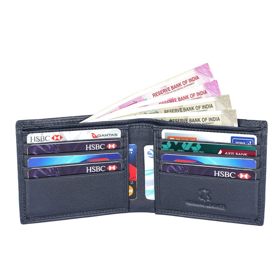 ALBERT RFID Protected Leather Wallet for Men - WILDHORN