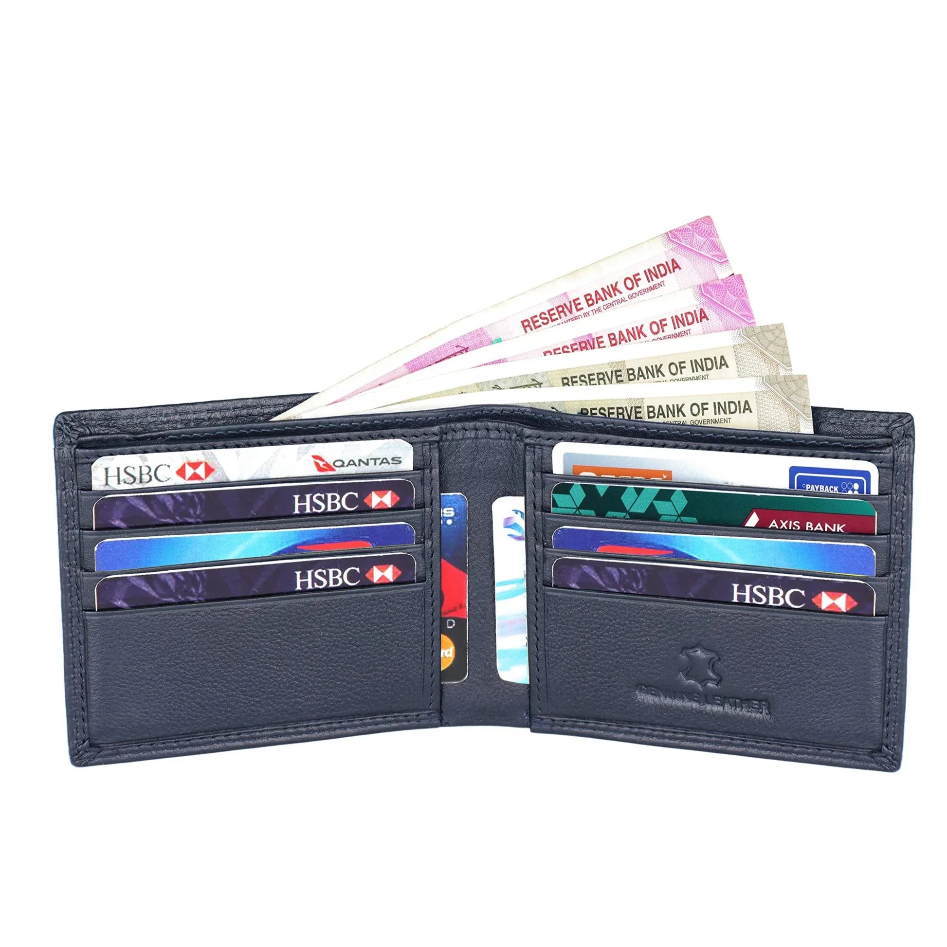 ALBERT RFID Protected Leather Wallet for Men - WILDHORN