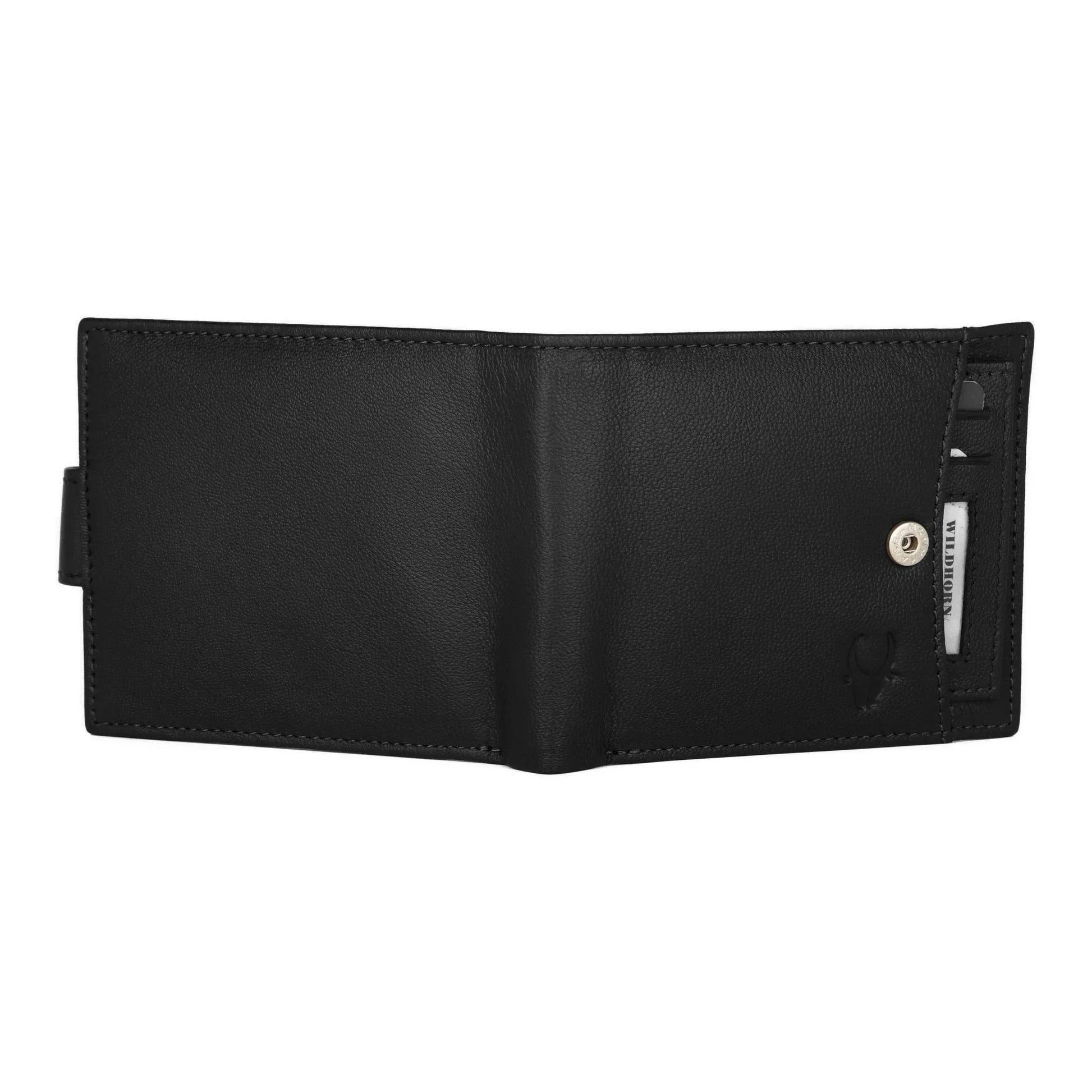 ALEXANDER RFID Protected Leather Wallet for Men - WILDHORN