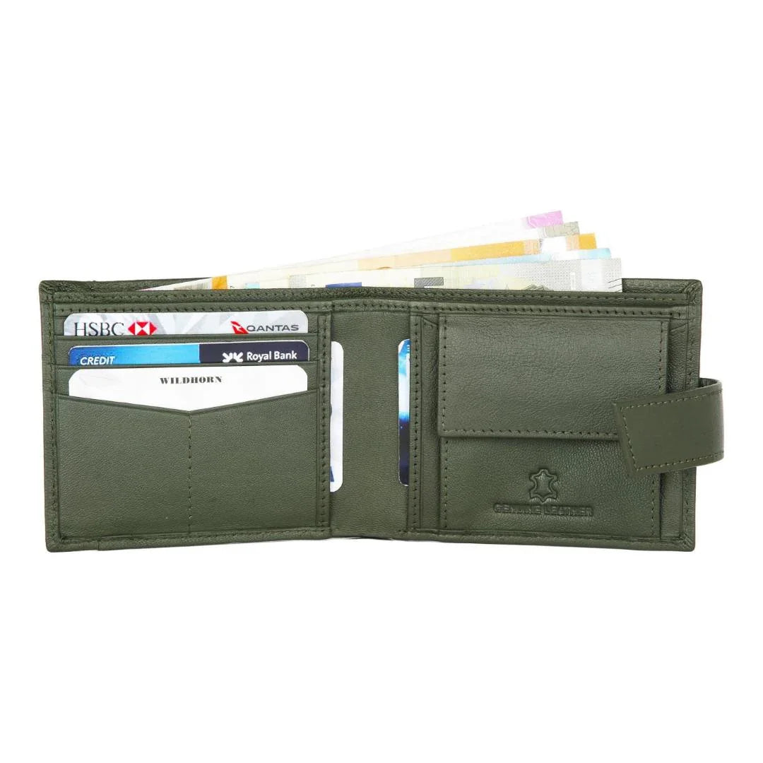 ALEXANDER RFID Protected Leather Wallet for Men - WILDHORN