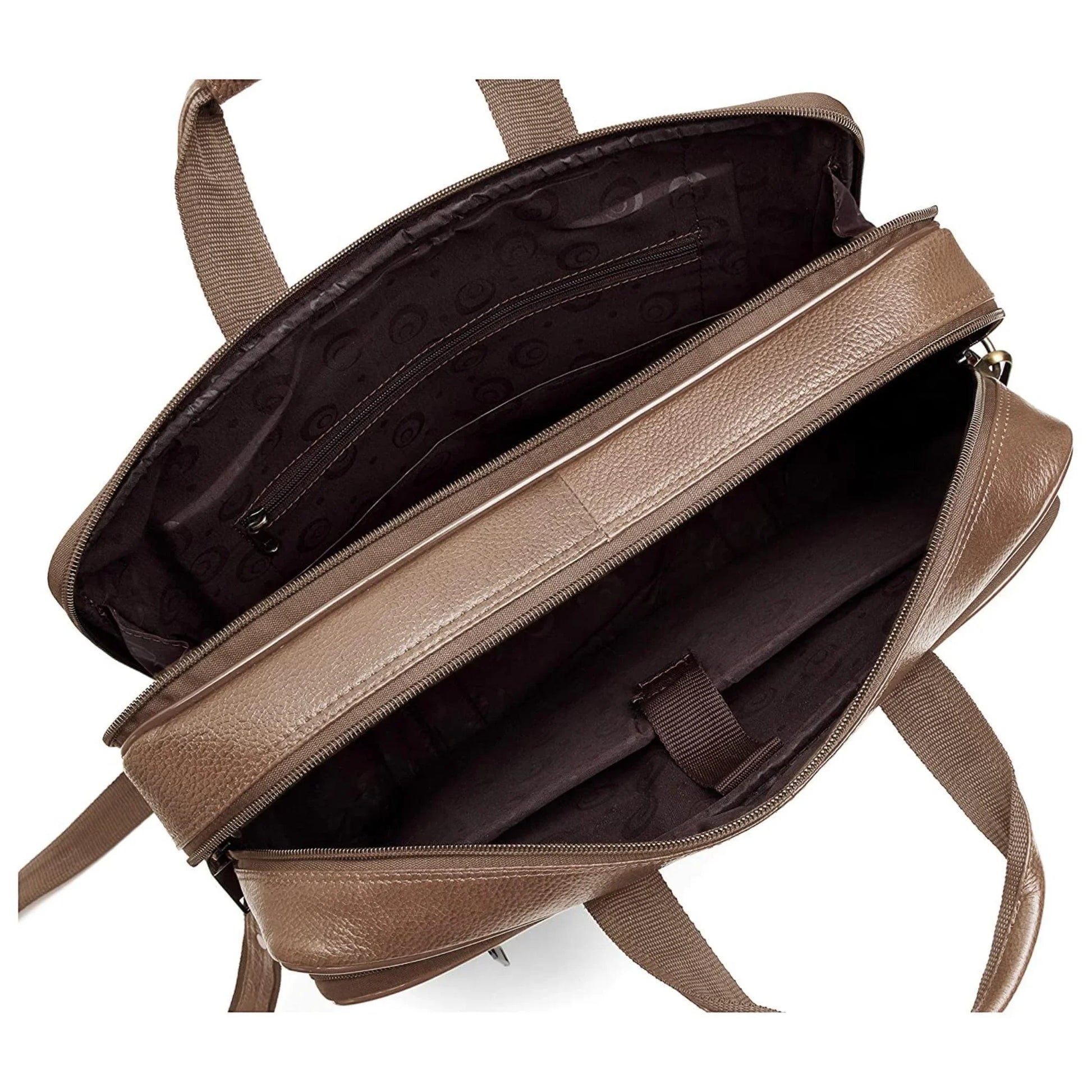 ALFORD Leather Laptop Messenger Bag for Men - WILDHORN