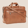ALFORD Leather Laptop Messenger Bag for Men - WILDHORN