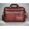 ANDREW Leather Laptop Messenger Bag for Men - WILDHORN
