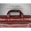 ANDREW Leather Laptop Messenger Bag for Men - WILDHORN
