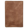 ARCHER RFID Protected Blue Saffiano Leather Passport Holder for Men & Women - WILDHORN