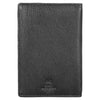 ARCHER RFID Protected Blue Saffiano Leather Passport Holder for Men & Women - WILDHORN