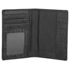 ARCHER RFID Protected Blue Saffiano Leather Passport Holder for Men & Women - WILDHORN