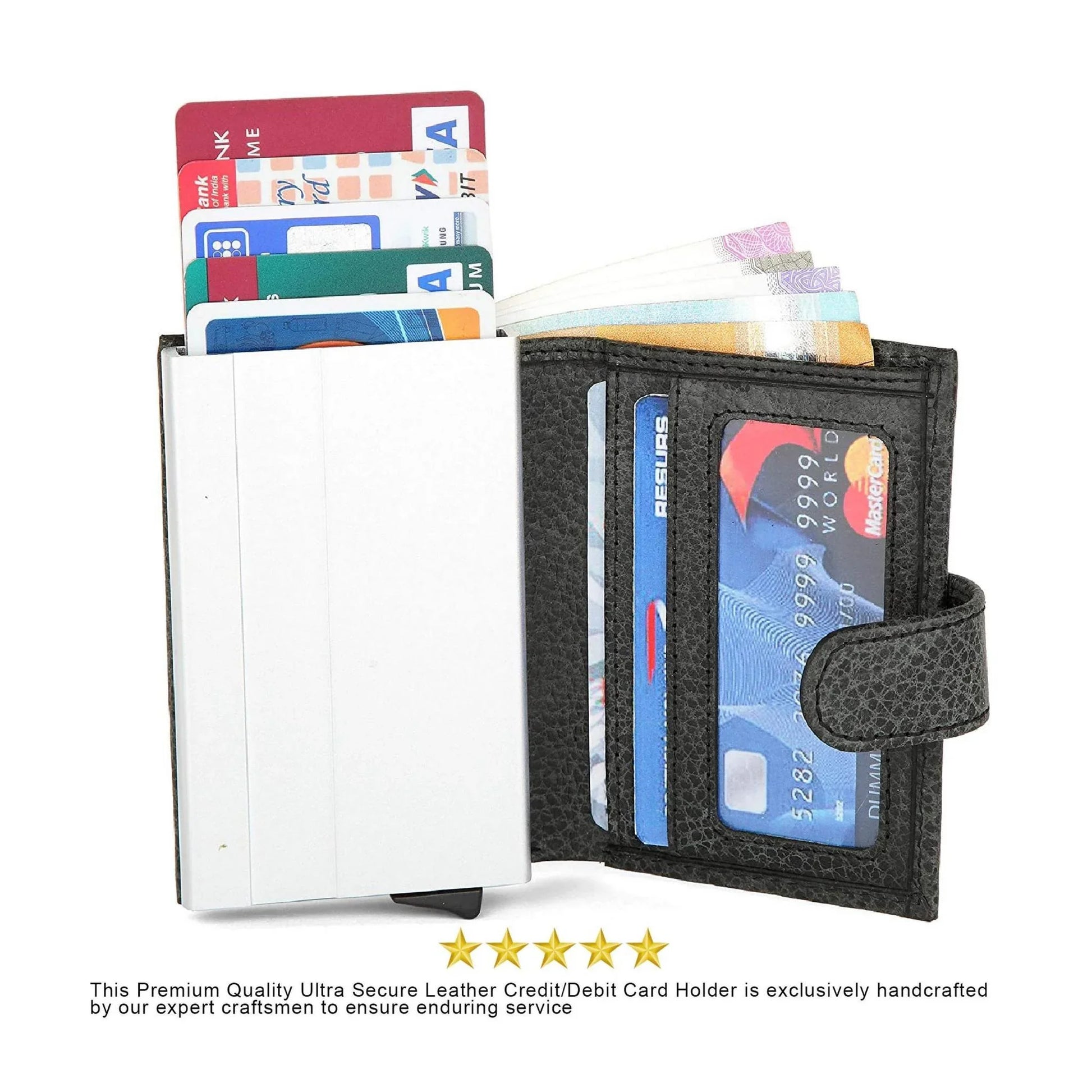 ARNOLD RFID Protected Leather Card Holder for Men - WILDHORN