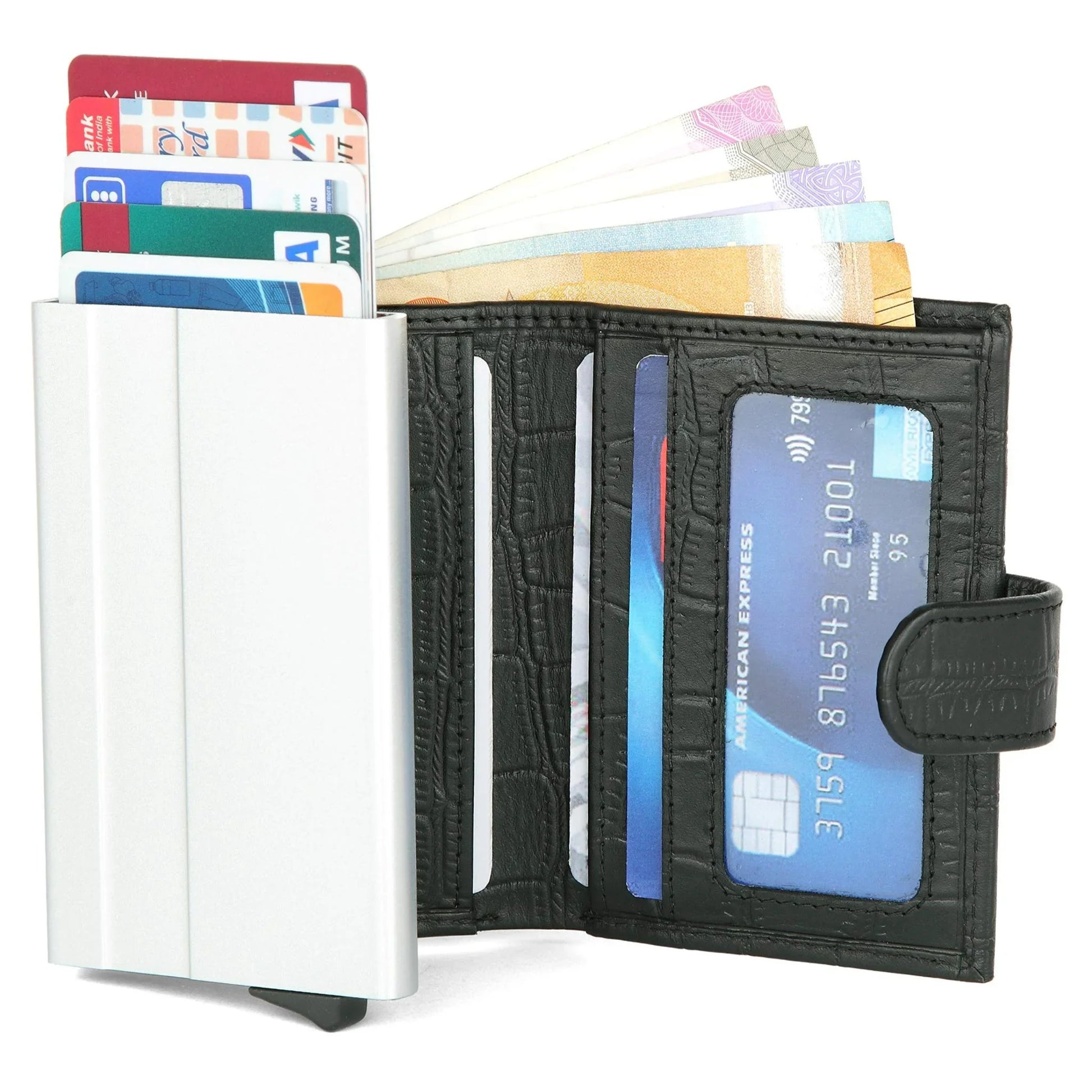 ARNOLD RFID Protected Leather Card Holder for Men - WILDHORN