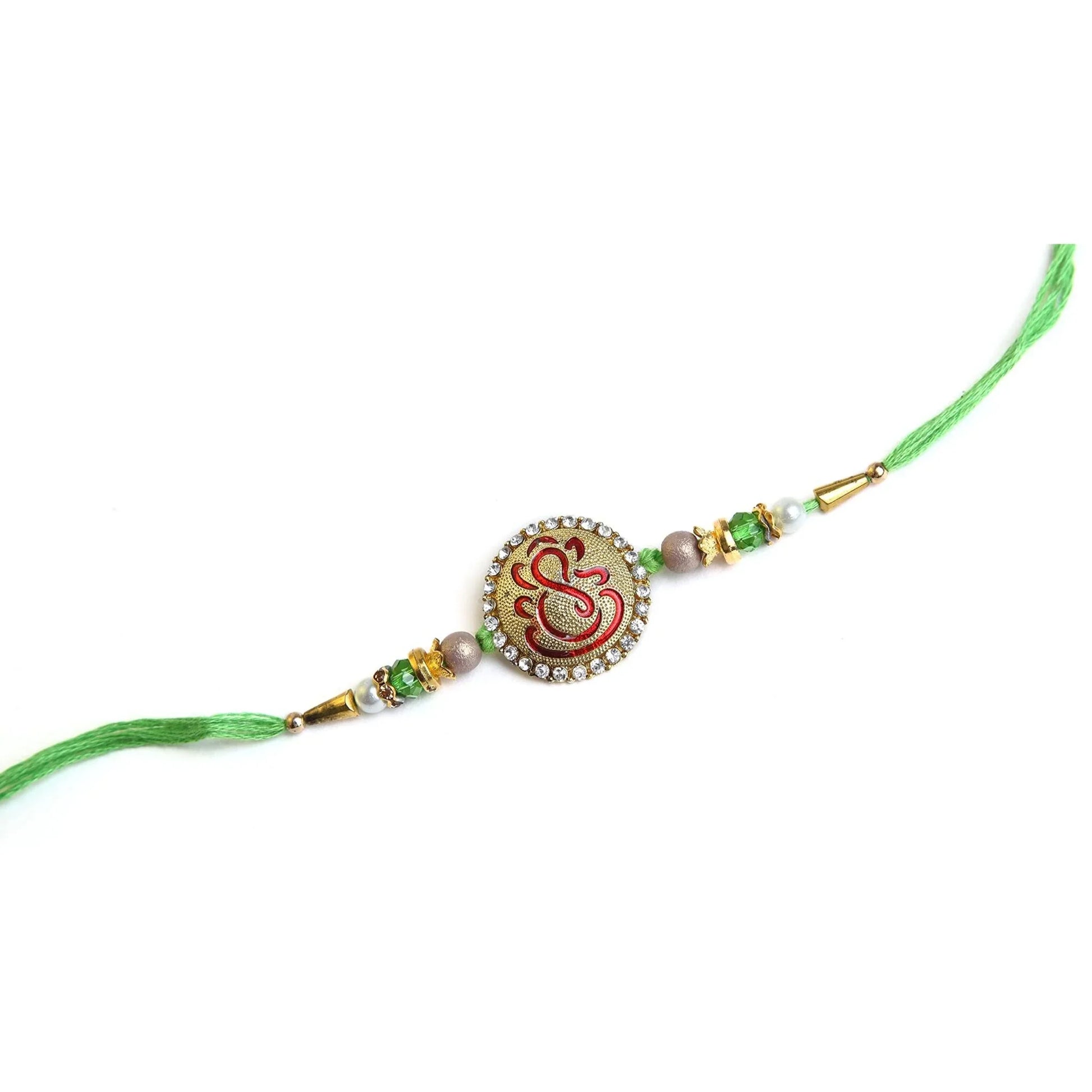 AVYAKTA Rakhi Gift Hamper for Men I Rakhi , Wallet & Keychain Combo - WILDHORN