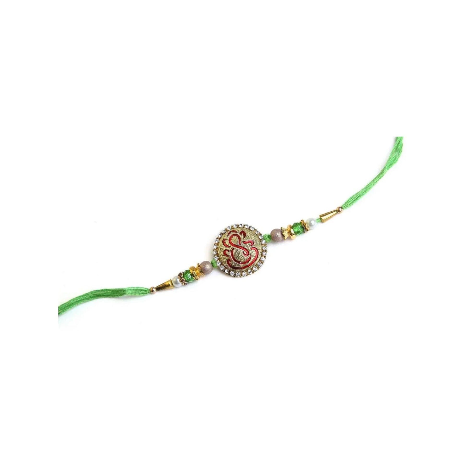 AVYAKTA Rakhi Gift Hamper for Men I Rakhi , Wallet & Keychain Combo - WILDHORN