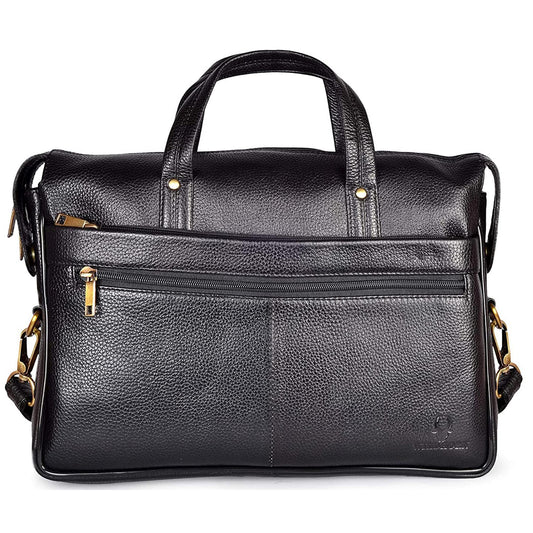 AXEL Leather Laptop Messenger Bag for Men - WILDHORN