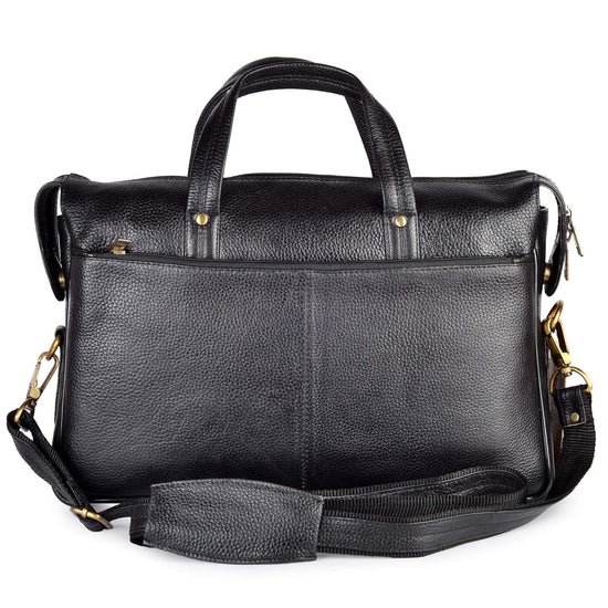 AXEL Leather Laptop Messenger Bag for Men - WILDHORN