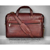 AXEL Leather Laptop Messenger Bag for Men - WILDHORN