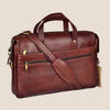 AXEL Leather Laptop Messenger Bag for Men - WILDHORN