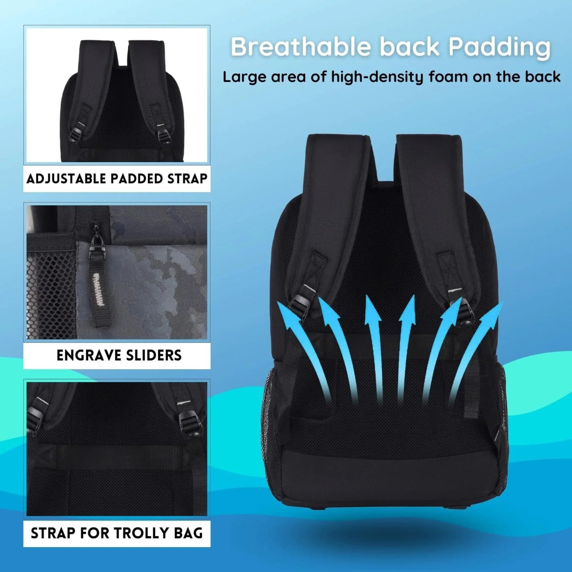 BAHRAIN Laptop Backpack for Men & Women - WILDHORN