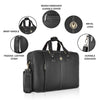BELGRAVIA Leather Laptop Messenger Bag for Men - WILDHORN