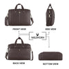 BELGRAVIA Leather Laptop Messenger Bag for Men - WILDHORN