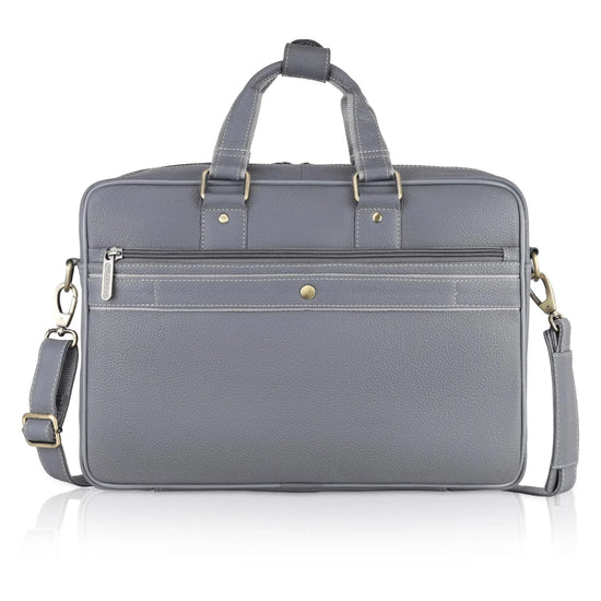 BELGRAVIA Leather Laptop Messenger Bag for Men - WILDHORN