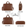 BELGRAVIA Leather Laptop Messenger Bag for Men - WILDHORN