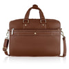 BELGRAVIA Leather Laptop Messenger Bag for Men - WILDHORN