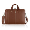 BELGRAVIA Leather Laptop Messenger Bag for Men - WILDHORN