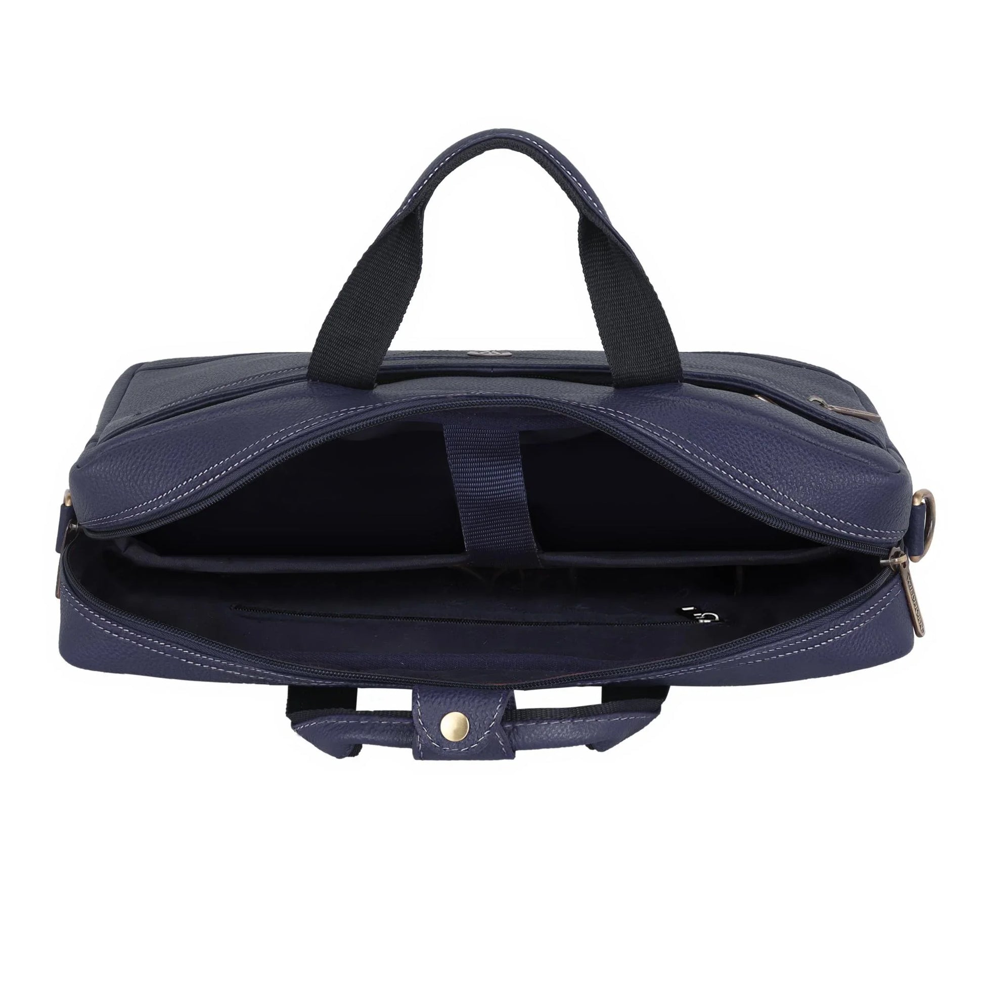 BEXLEY Leather Laptop Messenger Bag for Men - WILDHORN