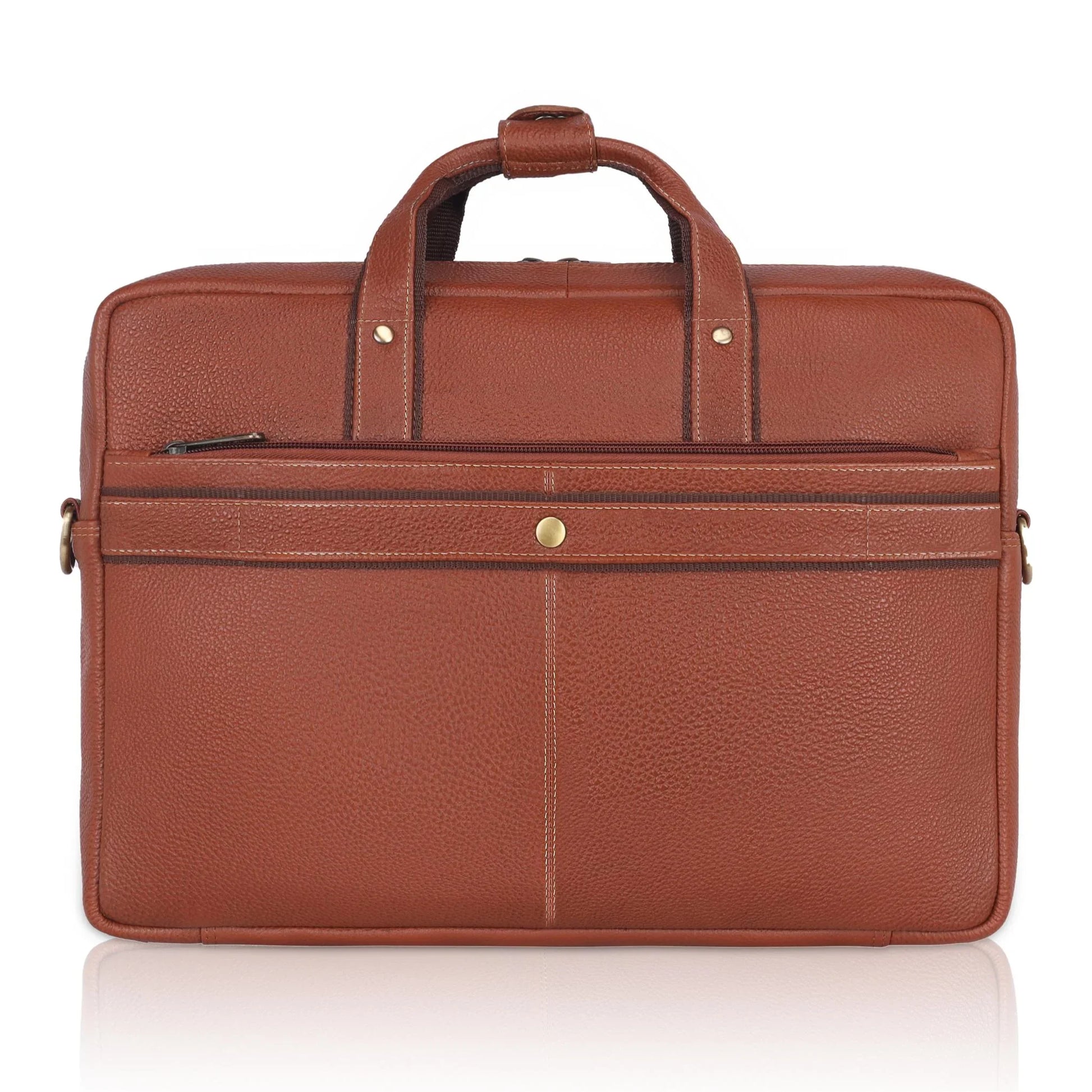 BEXLEY Leather Laptop Messenger Bag for Men - WILDHORN