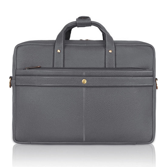 BEXLEY Leather Laptop Messenger Bag for Men - WILDHORN
