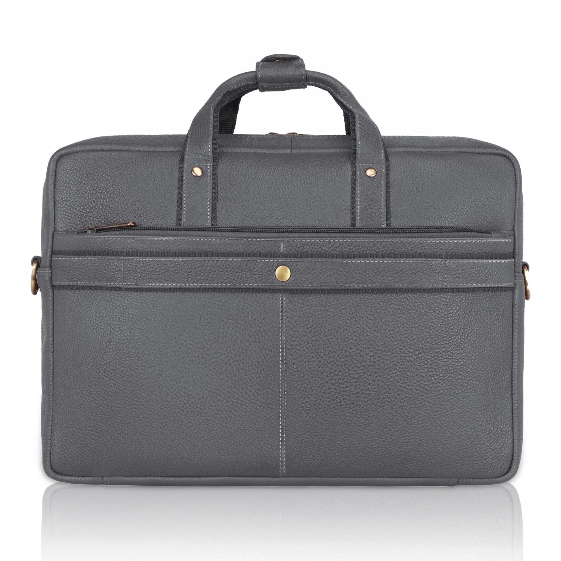 BEXLEY Leather Laptop Messenger Bag for Men - WILDHORN