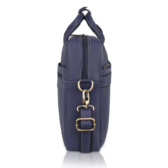 BEXLEY Leather Laptop Messenger Bag for Men - WILDHORN