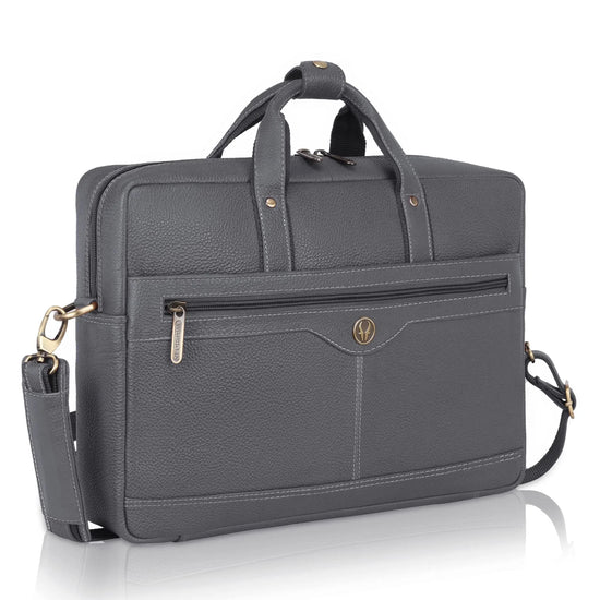 BEXLEY Leather Laptop Messenger Bag for Men - WILDHORN