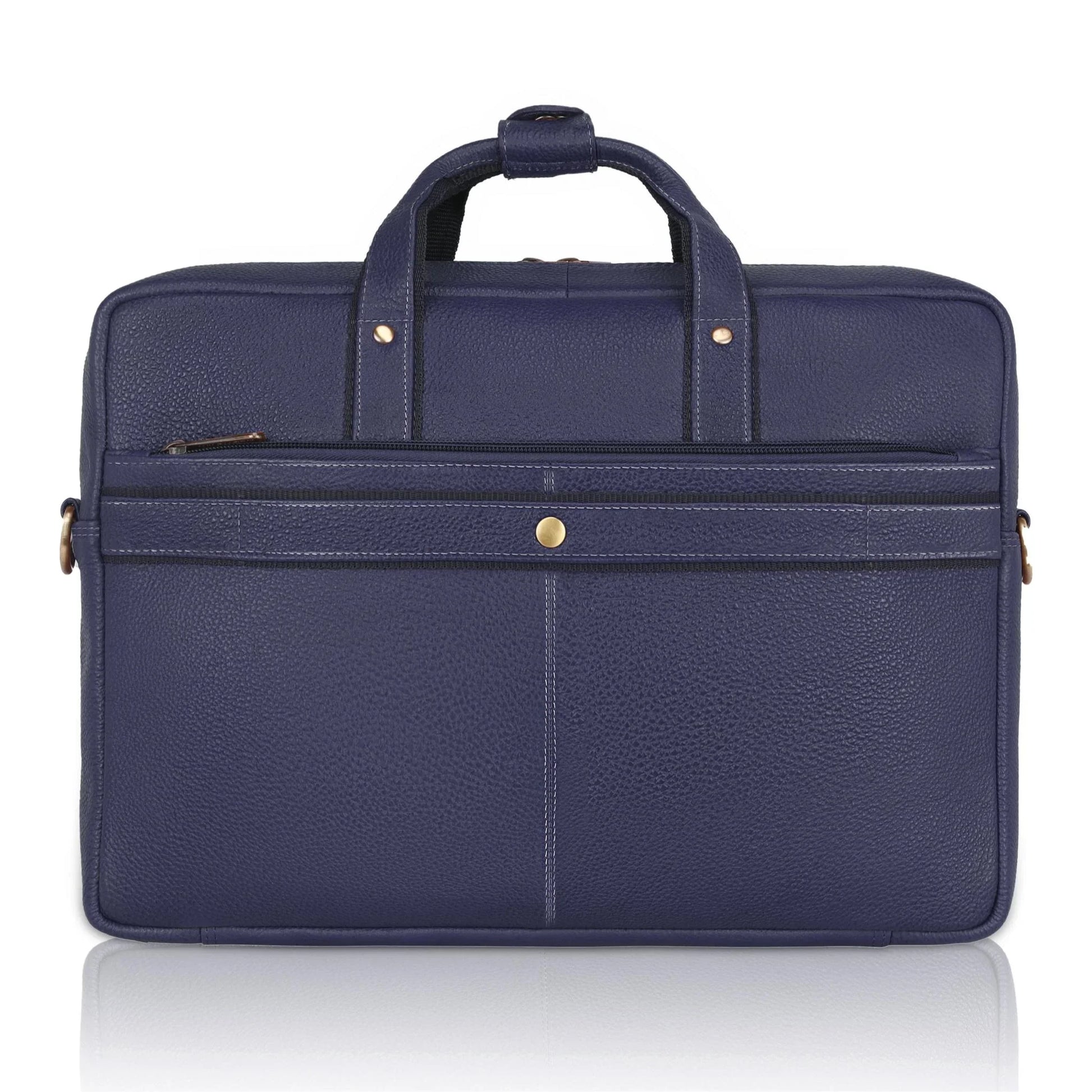 BEXLEY Leather Laptop Messenger Bag for Men - WILDHORN