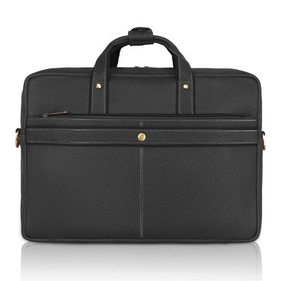 BEXLEY Leather Laptop Messenger Bag for Men - WILDHORN