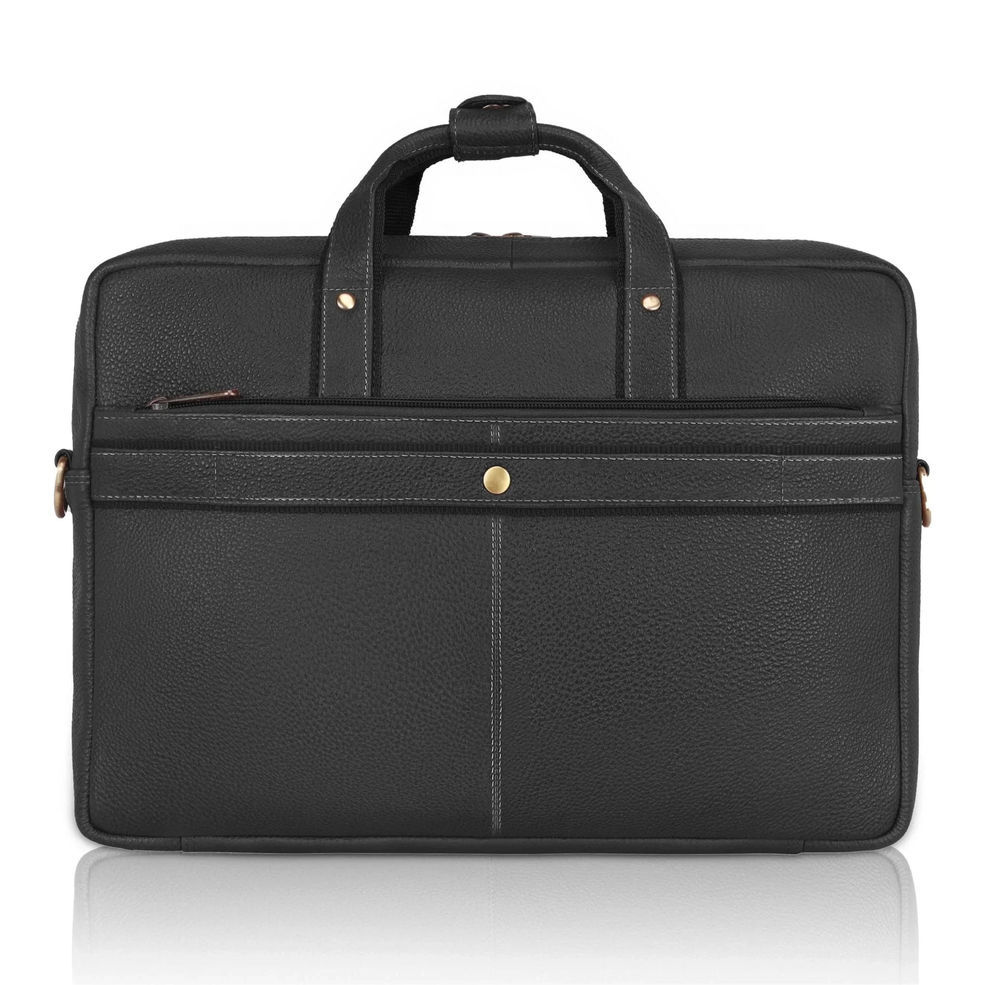 BEXLEY Leather Laptop Messenger Bag for Men - WILDHORN